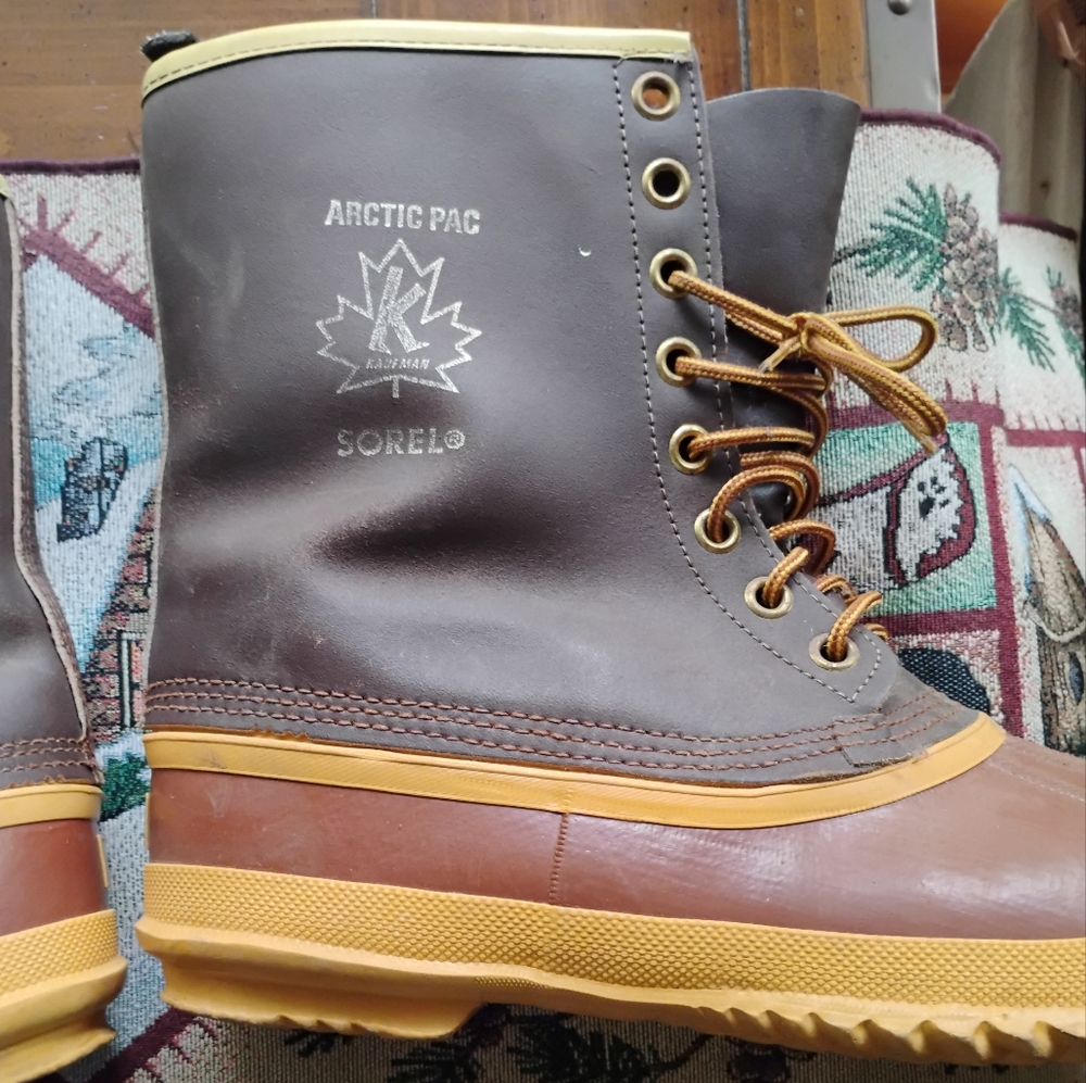 🥾 Sorel ARTIC PAC BOOT w AWESOME WARM LINERS   🐻‍❄️ EPLC SZ 12